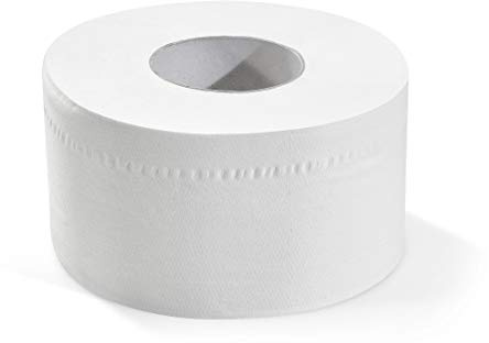 24 rotoli Carta igienica Mini Jumbo certificata Ecolabel - Adatta anche per Maxi Jumbo - Qualità Byness