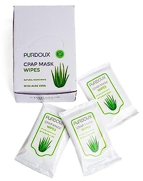 100% Cotton CPAP Mask Wipes Travel Box Unscented with Aloe Vera (70 wipes)-CPAP Supplies, CPAP Accessories, CPAP Cleaning Supplies for CPAP Machine