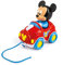 Clementoni 17208, Disney Baby Mickey Pull Along Car for toddlers, ages 10 months plus