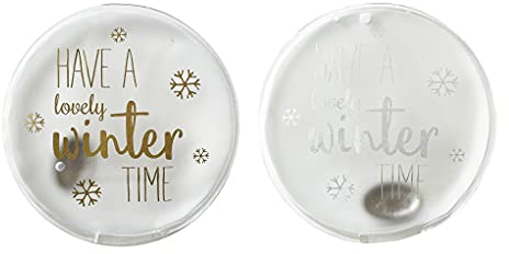 Taschenwärmer Winter Time, 2er Set - Wichtelgeschenk, Handwärmer, Taschenheizkissen