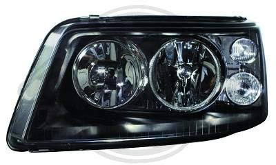 Shop Import 2272180, Paar Scheinwerferleuchten, Design schwarz, für T5 Caravelle, Multivan von 2003 bis 2010