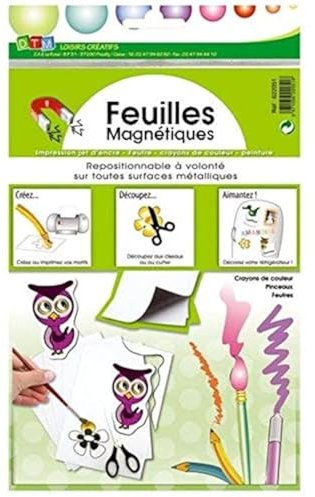Graine Créative 12 Hojas magnéticas para Imprimir