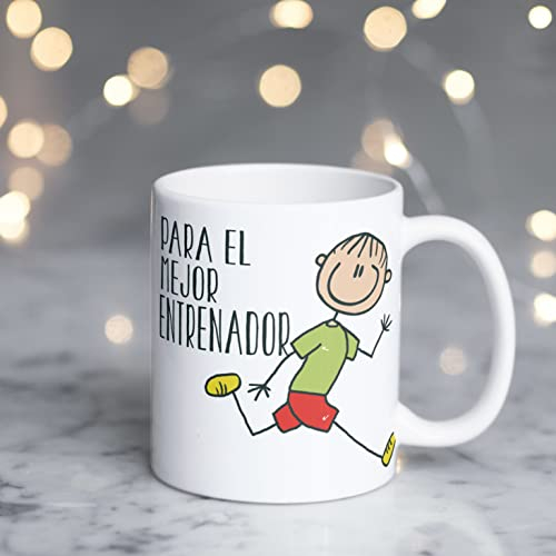 LINFORMAL tazas originales para regalar deportes (ENTRENADOR CHICO)