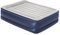 Hi-Gear High Rise Flock King Size Airbed with Built-in Mains Powered Pump & Raised Pillow, Adults & Kids, Spacious, Comfortable & Inflatable Mattress, Ideal for Family Camping Trips, Carry Bag, Navy