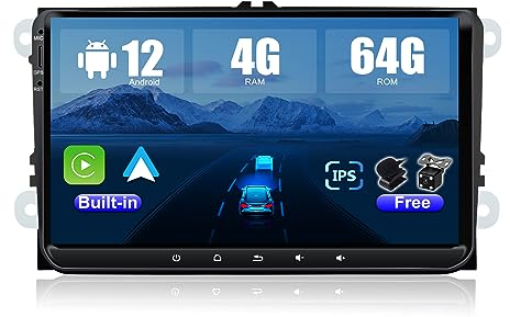 JOYX Android 10 Autoradio Passt für VW Passat/Golf/Skoda/Seat - 4G+64G - Eingebaut DSP Carplay Android Auto - Rückfahrkamera Canbus KOSTENLOS - 9 Zoll - Mit DAB Lenkradsteuerung 4G WiFi Bluetooth5.0
