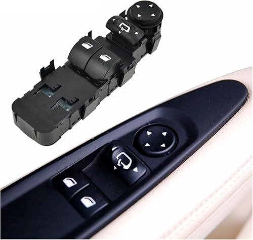 Interruptor de Ventana Interruptor Principal de la Ventana eléctrica 9651464277 6554.El Compatible con Citroen C4 2004 2005 2006 2007 2009 2009 2010 Durable