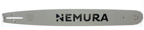 Nemura Guide Chaîne Tronçonneuse - Montage Chaîne 72 Maillons Entraîneurs - avec Coupe 50 cm - Pas de 3/8 - Jauge de 1,5 mm - Pièces Détachées Outillage Jardin - Marque Française
