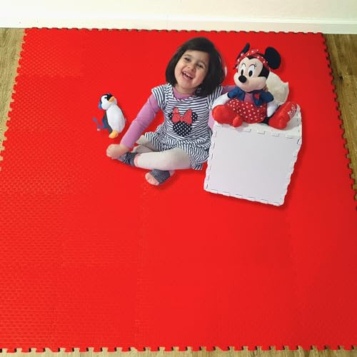 Puzzelmatten für Babys und Kinder - Spielmatte Puzzlematte Baby -25 Eva TLG (30x30x1cm) Spielteppich Schutzmatten - Fitnessraum Yogamatten Trainingsmatten