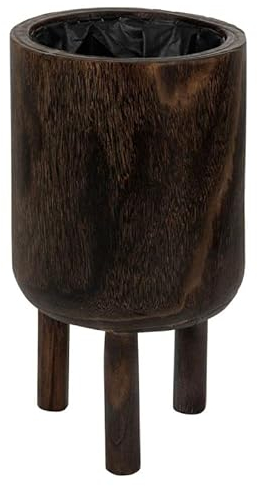 Cache-Pot sur Pied en Bois Froto 34cm Marron