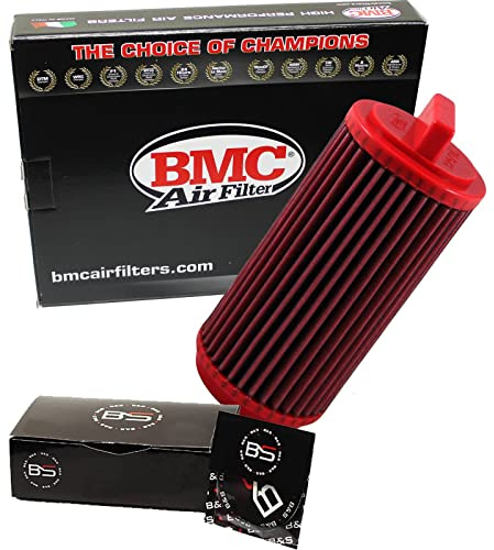 B&S Kit Filtro Aria Sportivo Aspirazione Rigenerabile Lavabile FB329/16 con Profumatore Interni