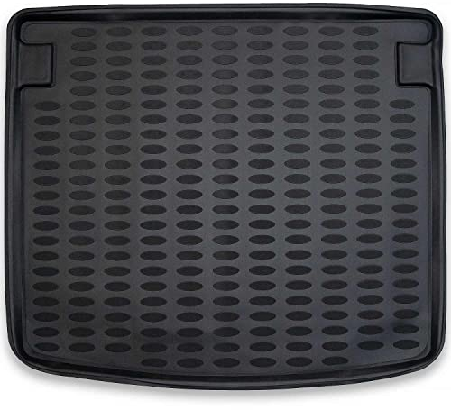 ELMASLINE 3D Gummi Kofferraumwanne für VW Caddy 4 2015-2020 (Passt Nicht in Maxi oder Life) | Kofferraummatte Kofferraumabdeckung Zubehör