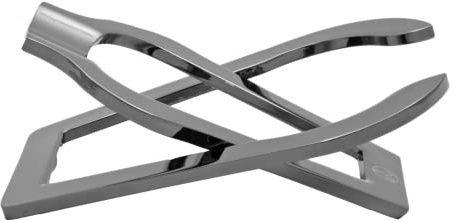 meytrade Rattray's Premium Pfeifenständer Gun Metal - für eine Pfeife - hochwertig und edel