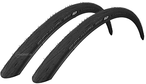 2X Schwalbe Lugano II 23-622 Drahtreifen K-Guard 700x23C Fahrradreifen Mantel
