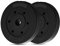 wuuhoo® Zement Hantelscheiben Mike 30mm, Langhantelgewichte Set 20kg - 30kg, beschichtet in Schwarz, 1,25, 2,5, 5, 10 kg, Zement Kunststoff Gewichtscheiben - Set 6-20kg