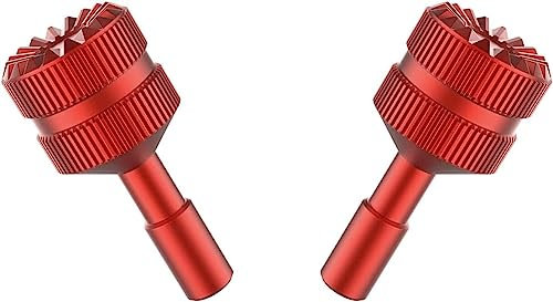 XZEIT Mini 3 Pro Drone, CNC-Aluminium-Controller-Stick, Ersatz-Joystick, Daumenwippe, kompatibel mit DJI Mini 3 Pro Drone und DJI RC Smart Controller (rot)