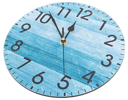 WOFASHPURET Wanduhr Ohne Ticken Kreative Runde Wanduhr Für Zuhause Geräuschlose Digitale Uhr Mit Minimalistischer Gestaltung Für Wohnzimmer Und Büro Batteriebetrieben Batterie Nicht