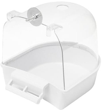 Vasca da bagno per uccelli, per gabbia, per uccelli, per uccelli, pappagallo, vasca da bagno, box doccia, gabbia per uccelli, per piccoli uccelli, canarino, pappagalli