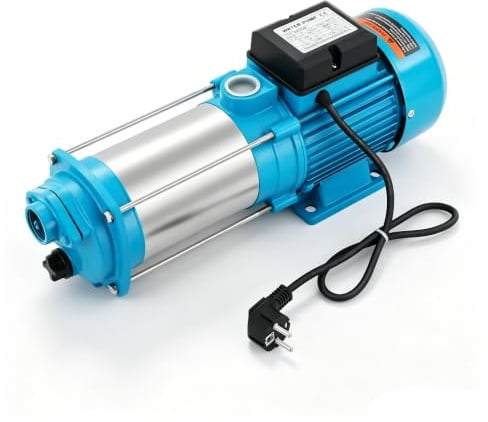 Kreiselpumpe Hauswasserwerk Gartenpumpe Pumpensteuerung IP 44 (2500W 138M)