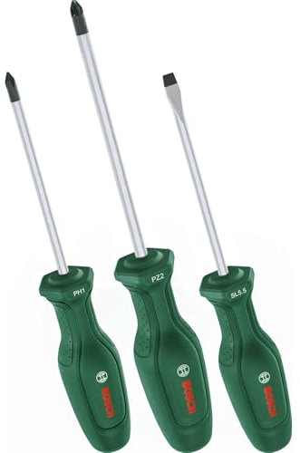 Bosch Green Screwdriver Set 3-Piece