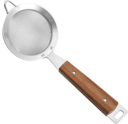 Alipis 1Pc Edelstahl Sieb Küche Sieb Skimmer Löffel Mesh Sieb Mesh Sieb Sieb Scoop Küche Liefert