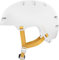 ABUS Fahrradhelm XOXO - Cityhelm im Skater-Look - Helm für Skateboard, Fahrrad, Scooter - mit optimiertem Kinnpolster - für Jugendliche und Erwachsene - Größe L, Weiß