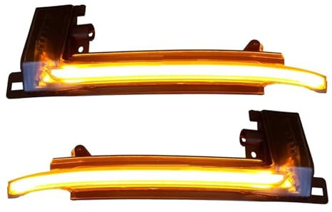 BCBSYCJP Spiegelblinker Außenspiegel Blinker Für Audi A3 A4 A5 A6 A8 Q3 SQ3 8P B8 Links Rechts Auto-Seiten-Rückspiegel Blinker-Licht-Anzeigeleuchte Zubehör ersetzen,-Yellow