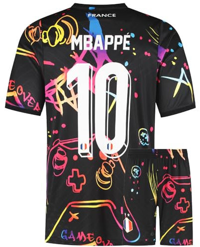 Maillot de Foot France Mbappé - Tenue de Football - Enfants et Adultes - Ensemble Foot - 116