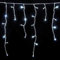 Gartenpirat LED-Lichterkette Eisregen 6m 240 LED kaltweiß Timer-Funktion Weihnachtsbeleuchtung innen außen