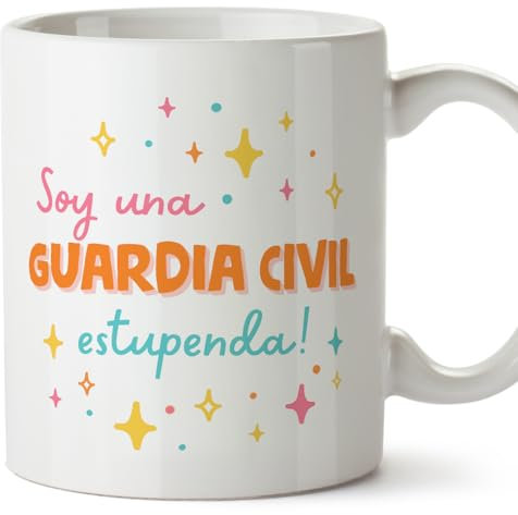 MUGFFINS Tazas para GUARDIA CIVIL mujer - En Español - Soy estupendo! - 11 oz / 330 ml - Regalo original y divertido