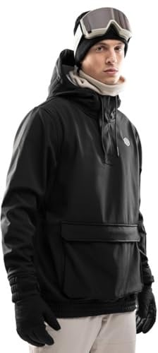 SIROKO - Snowboardjacke mit Kängurutasche W3 North Ice - XXS - Schwarz