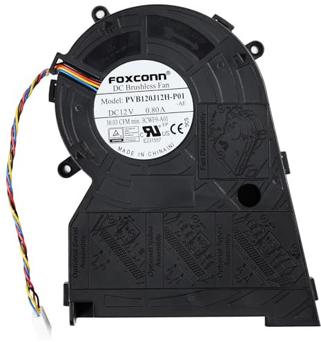 New CPU Cooling Fan Replacement for Dell Optiplex 7090 7080 7070 7060 7050 5080 5070 5060 3060 3050 (SFF) Series 3CWF9-A01 03CWF9 0KGWT4 PVB120J12H-P01-AE
