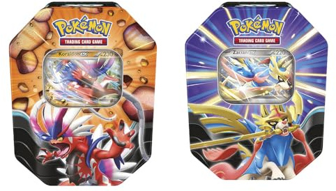 BANDAI - Pokémon TCG - Summer ex Tin - Colecciona y Juega con Tus Cartas favoritas - PC10389