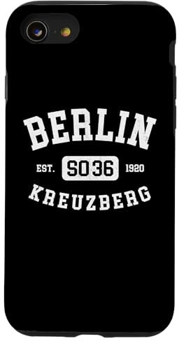 Berlin Kreuzberg SO 36 Vintage College Style Berlin Hülle für iPhone SE (2020) / 7 / 8