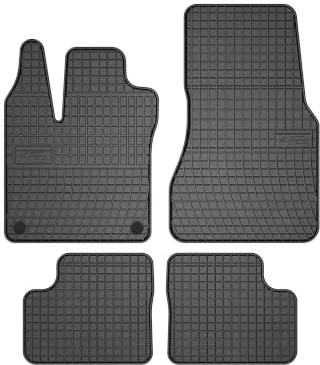 Wielganizator SolidPRO Gummimatten passend für Renault Twingo III (2014-) | Qualität: Premium - Genaue Passform, rutschfest 4-teilig Fußmatten- Schwarz