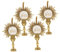 Hemobllo 4Pcs First Communion Lapel Pins Chalice Tie Pins Faith Inspired Religious Brooch for Men Women Boys Keepsake for Sacred Occasions