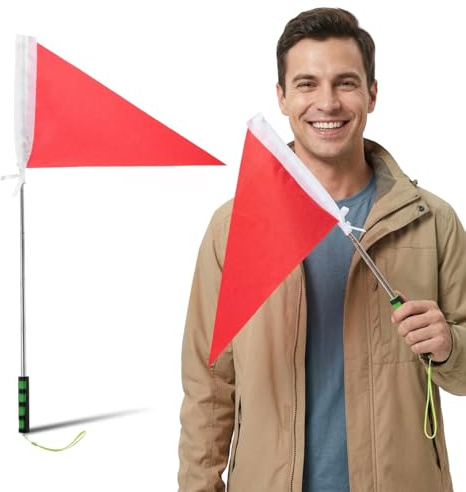 iplusmile Tourguide-flagge: Teleskop-handflagge Mit 1.2 m Verstellbarem Stab Kleine Tragbare Führungsfahne Für Schulausflüge Und Junge Mädchen Outdoor-aktivitäten Und Gruppenführung