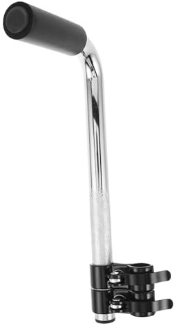 HAMPPLIES Edelstahl Verlängerungsgriffe für Rollstühle und Rollatoren Ergonomisch und Rutschfest Belastung der Taille für Täglichen Gebrauch im Freien