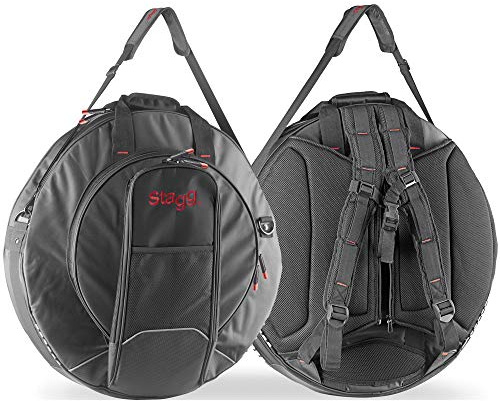 Stagg 25017734 SCYBB-22 PRO Cymbal Tasche mit 2 BackStraps