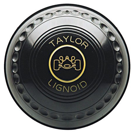 Taylor Lignoid Progrip Heavy Black Short Mat Bowls - Pair