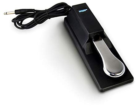 HQRP Universal-Sustainpedal im Pianostil für M-Audio/Yamaha/Casio/Roland/Piano Korg/Kurzweil Keyboards