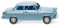 Wiking 082303 HO Borgward Isabella Limousine - eisblau met. Spur H0 1:87