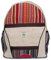 Rucksack aus Hanf, cultbagz Nepal Hand Made, bagpack Multi Stripes