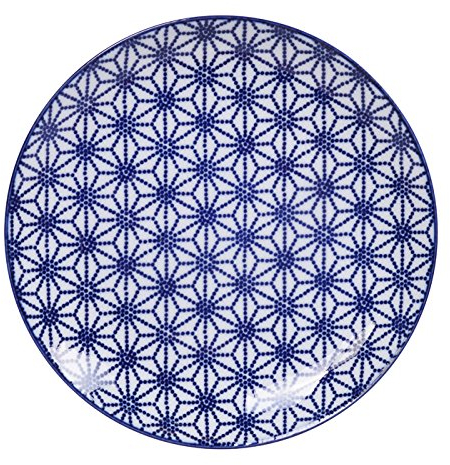 TOKYO design studio Geschirr Blue Nippon Star 20,6 x 2,2 cm.