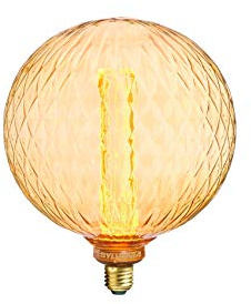 SYLVANIA Toledo Mirage G200 LED Bulb – E27, Decorative Vintage Style Globe – Warm White, Energy Efficient, Long Life Statement Lighting
