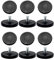 sourcing map 12 Pcs Pieds de Nivellement Meuble Réglable M8 x 17 x 50mm Pied de Meuble Patin de Meuble Jambe Pied de Table Chaise Base Protection Plancher Sol pour Meubles de Maison, Bureau