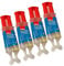 (Pack of 4) Hilka 2 Part Epoxy Resin Syringe Precision Hard Setting Adhesive Glue