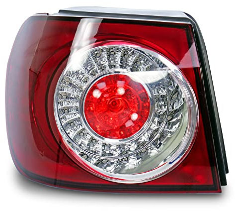 BESTPRICE 1x Heckleuchte links LED außen mit Lampenträger Kompatibel mit VW GOLF PLUS 5 (5M1, 521)
