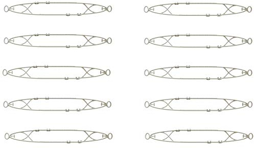 Maskenhalter Comfort-Fix (10er Pack), zum angenehmen Tragen von Mund- und Nasenmasken (auch mit Brille oder Hörgerät), Farbe: perlweiß