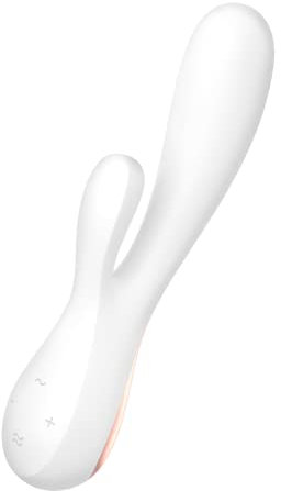 Satisfyer Mono Flex Connect App Dildo Vibratore Punto G | In silicone di alta Qualità | Stimolatore per Clitoride | Giocattolo sessuale per Donne | Ricaricabile velocemente | Vibratori Sex Toys