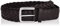 Marc O'Polo Herren Gürtel geflochten aus Leder, Schwarz (Black), 95